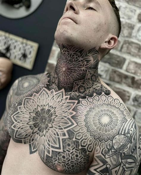 back of neck tattoos men